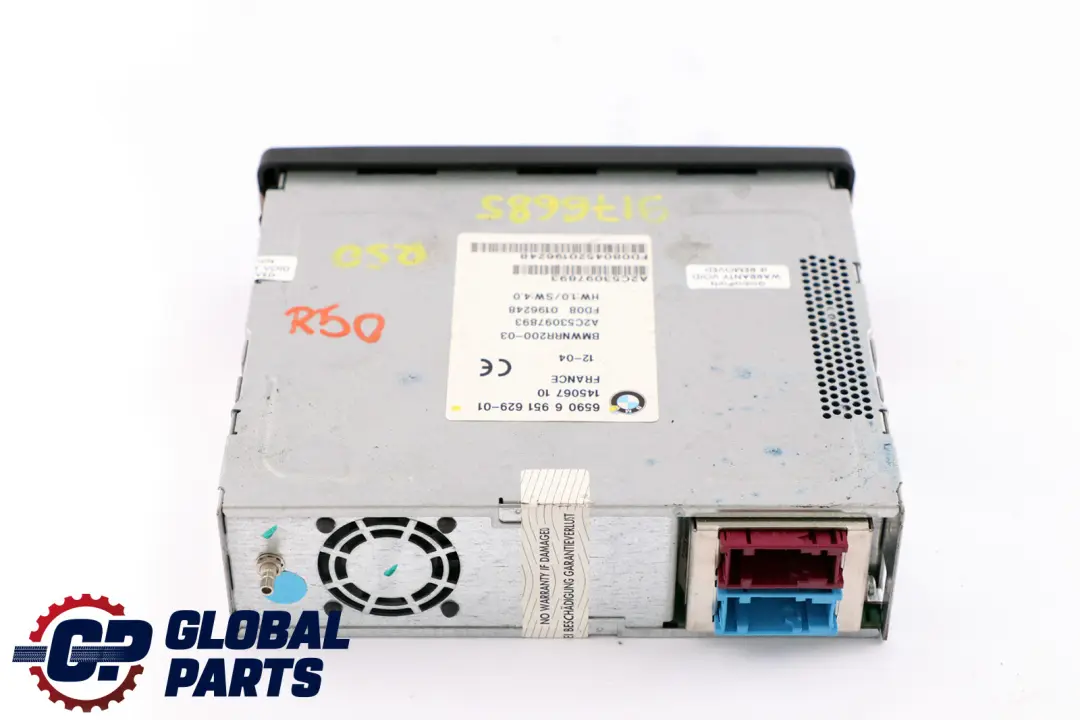 BMW Z4 X3 E83 E85 Mini R50 DVD GPS Computer del sistema di navigazione - SKU 6951629 - Numero di parte 9176685