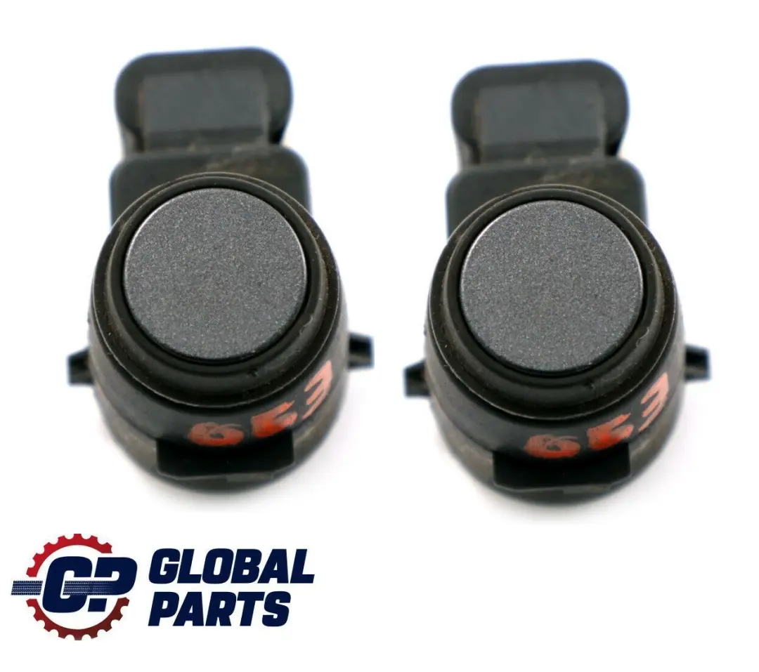 PDC Sensor De aparcamiento Ultrasonic Set Sparkling Graphite A22 para BMW E87 E90 con número de pieza 6951674 BMW E87 E90 PDC Sensor De aparcamiento Ultrasonic Set Sparkling Graphite A22 - SKU 6951674-1 - Número de pieza 6951674