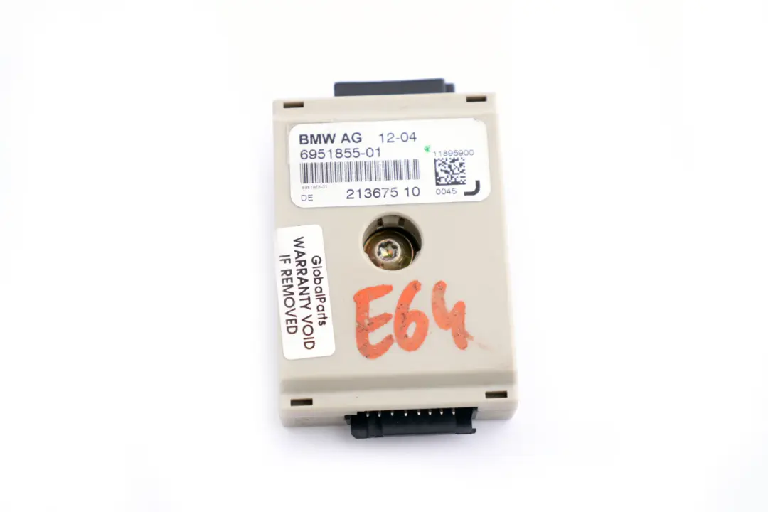 BMW 6 E64 E64N LCI Cabrio Filtro Soppressione Modulo Antenna - SKU 6951855 - Numero di parte 6951855