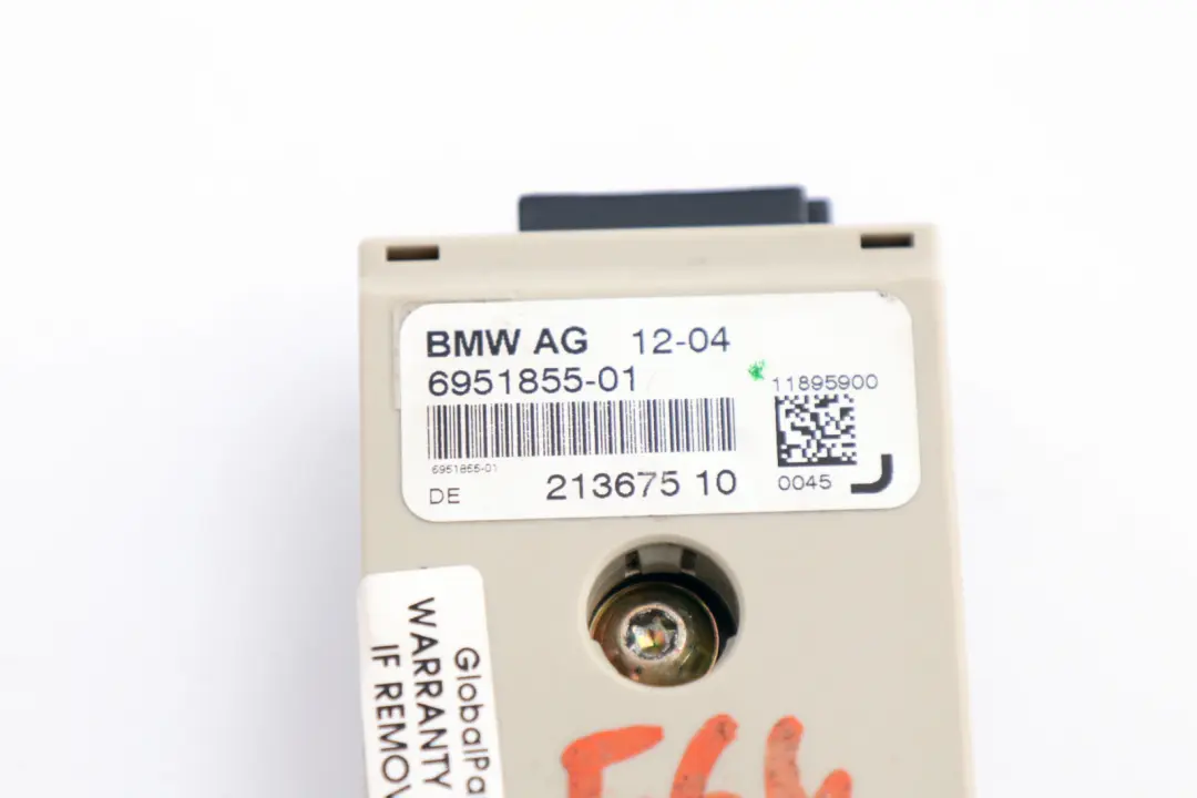 E64N LCI Convertible Supresión Filtro Antena Módulo Aéreo para BMW 6 E64 con número de pieza 6951855 BMW 6 E64 E64N LCI Convertible Supresión Filtro Antena Módulo Aéreo - SKU 6951855 - Número de pieza 6951855