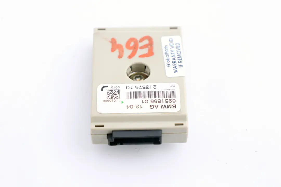 BMW 6 E64 E64N LCI Convertible Supresión Filtro Antena Módulo Aéreo - SKU 6951855 - Número de pieza 6951855
