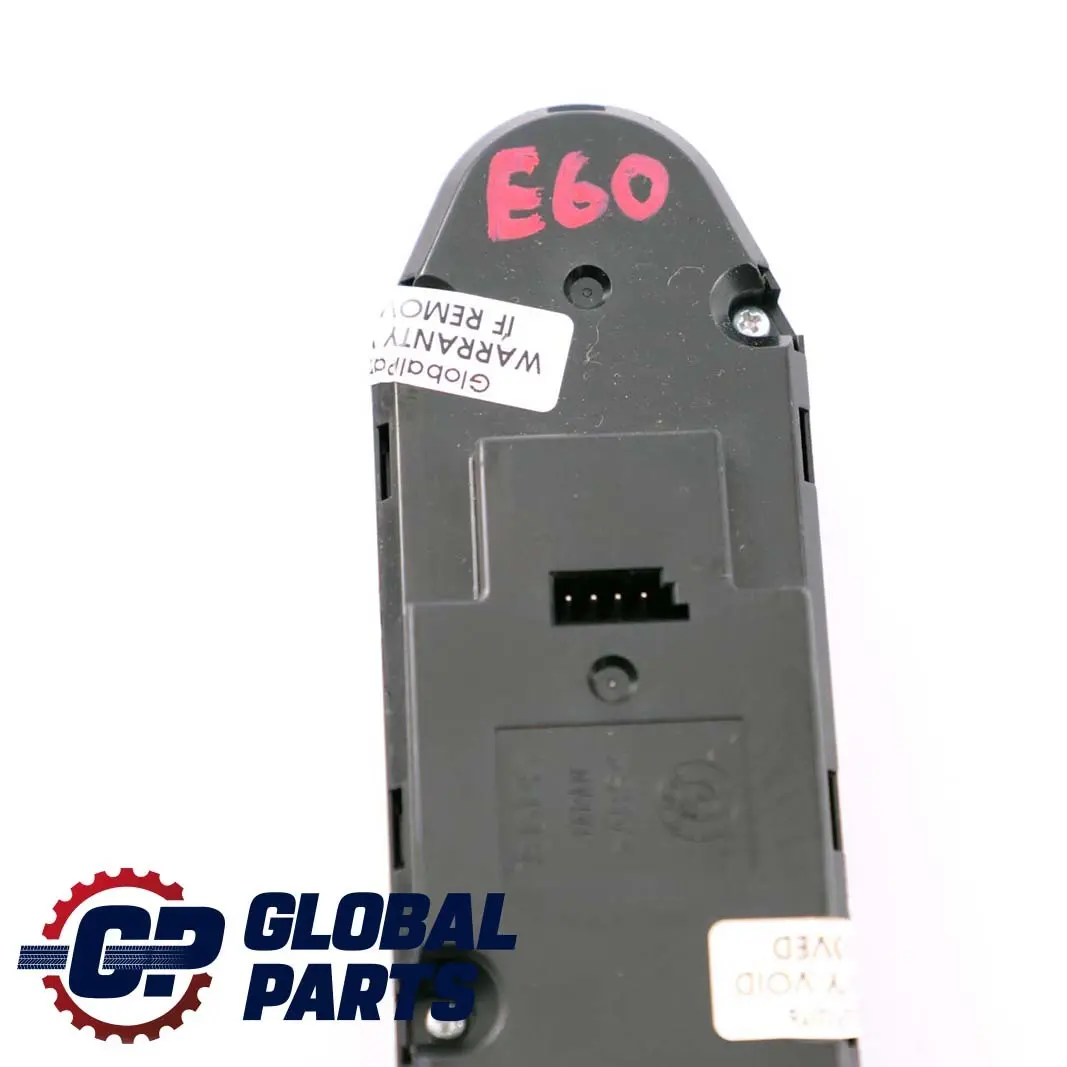 Interruptor Delantero Elevalunas Lado Conductor para BMW E60 E61 con número de pieza 6939111 BMW E60 E61 Interruptor Delantero Elevalunas Lado Conductor - SKU 6951925 - Número de pieza 6939111