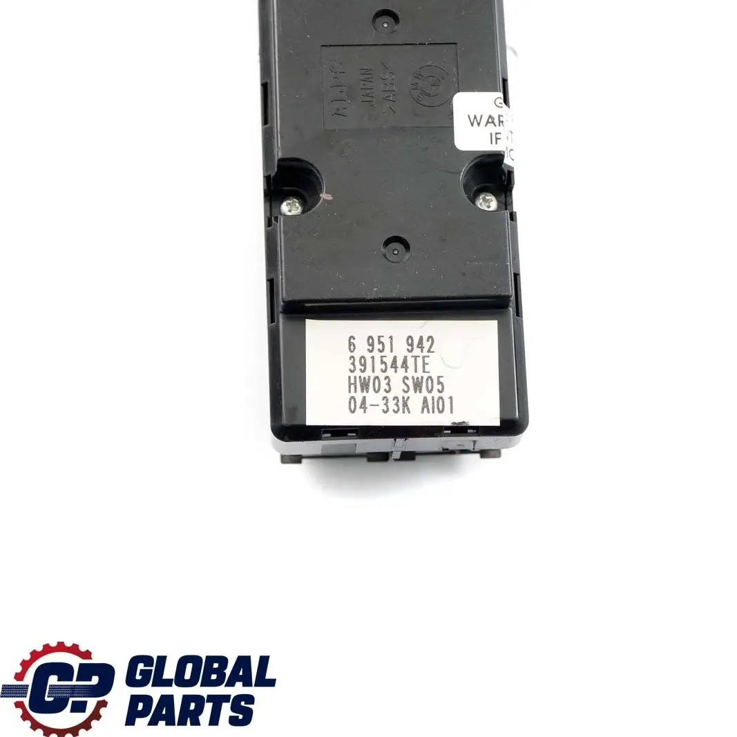 Switch Window Lifter Driver's Side Power Fold to BMW 5 Series E60 E61 with Part number 6951942 BMW 5 Series E60 E61 Switch Window Lifter Driver's Side Power Fold - SKU 6951942 - Part number 6951942