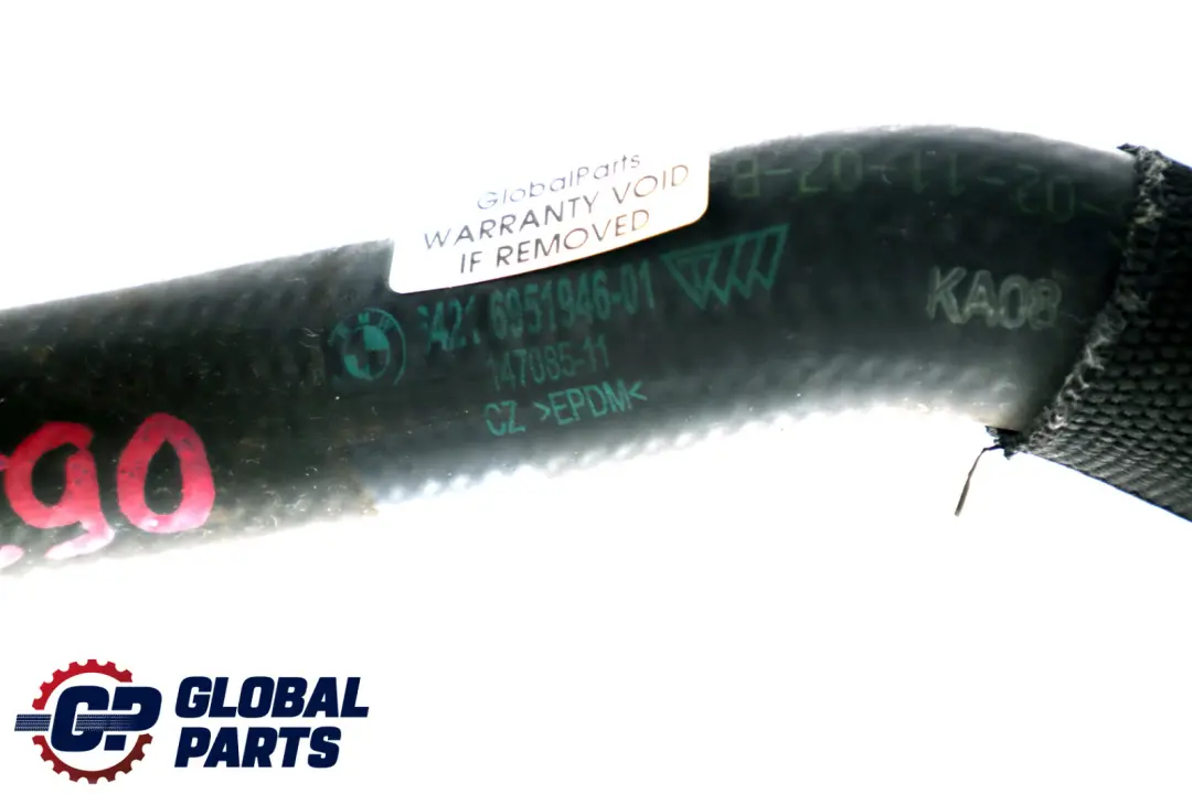 Radiator Engine Return Hose Line Pipe to BMW 1 3 Series E87 E90 E91 E92 E93 with Part number 6951946 BMW 1 3 Series E87 E90 E91 E92 E93 Radiator Engine Return Hose Line Pipe - SKU 6951946 - Part number 6951946