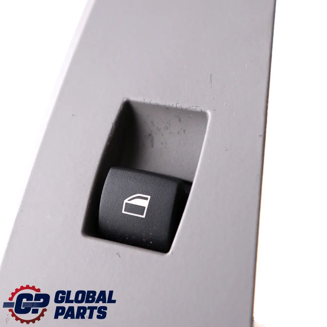Schalter Fensterheber Hinten Rechts Grau für BMW 5 er E60 E61 mit Teilenummer 6951969 BMW 5 er E60 E61 Schalter Fensterheber Hinten Rechts Grau - SKU 6951969 - Teilenummer 6951969