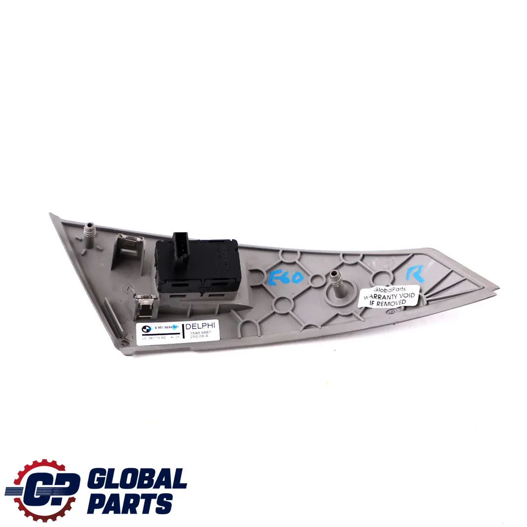 Switch Control Window Lifter Button Rear Right O/S Trim Grey to BMW 5 E60 E61 with Part number 6951969 BMW 5 E60 E61 Switch Control Window Lifter Button Rear Right O/S Trim Grey - SKU 6951969 - Part number 6951969