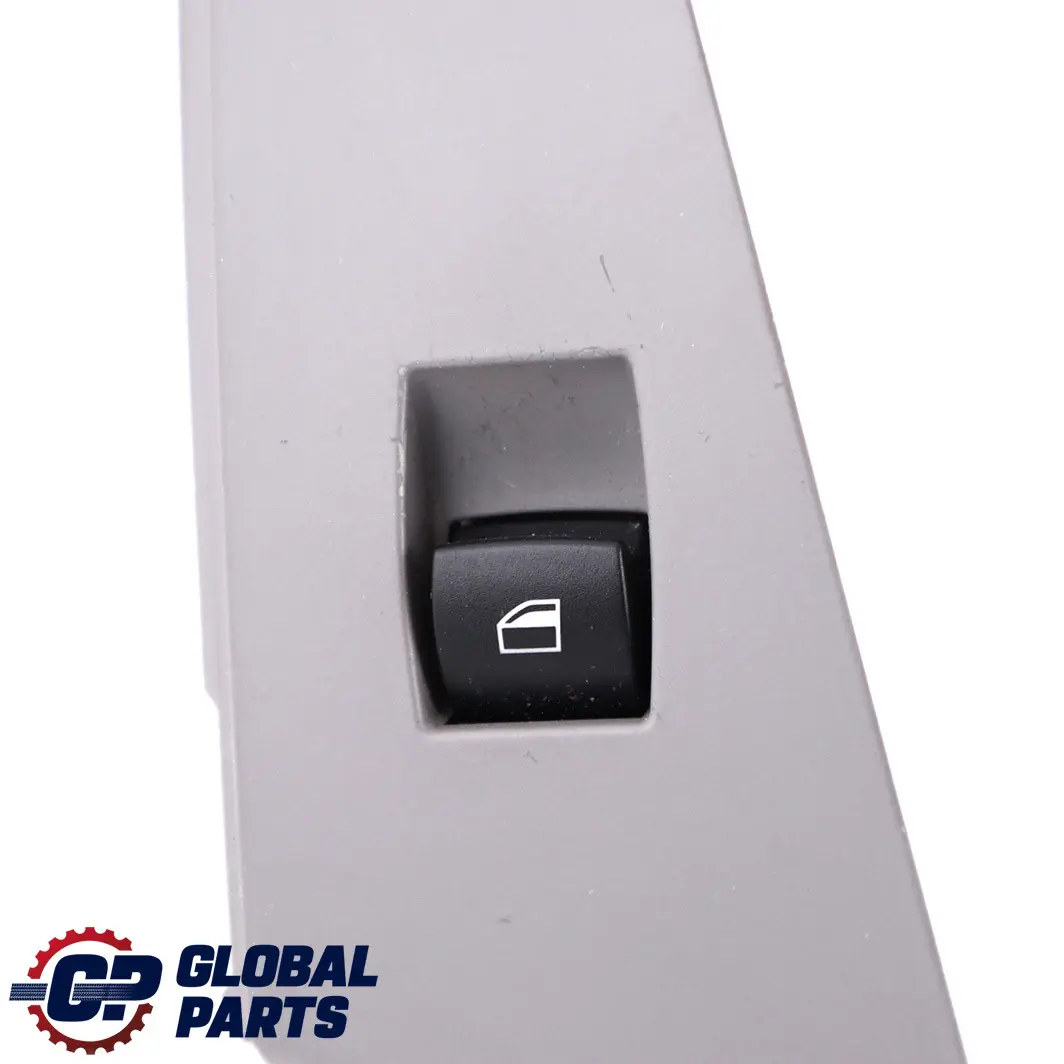 Schalter Fensterheber Hinten Rechts Grau für BMW 5 er E60 E61 mit Teilenummer 6951969 BMW 5 er E60 E61 Schalter Fensterheber Hinten Rechts Grau - SKU 6951969 - Teilenummer 6951969