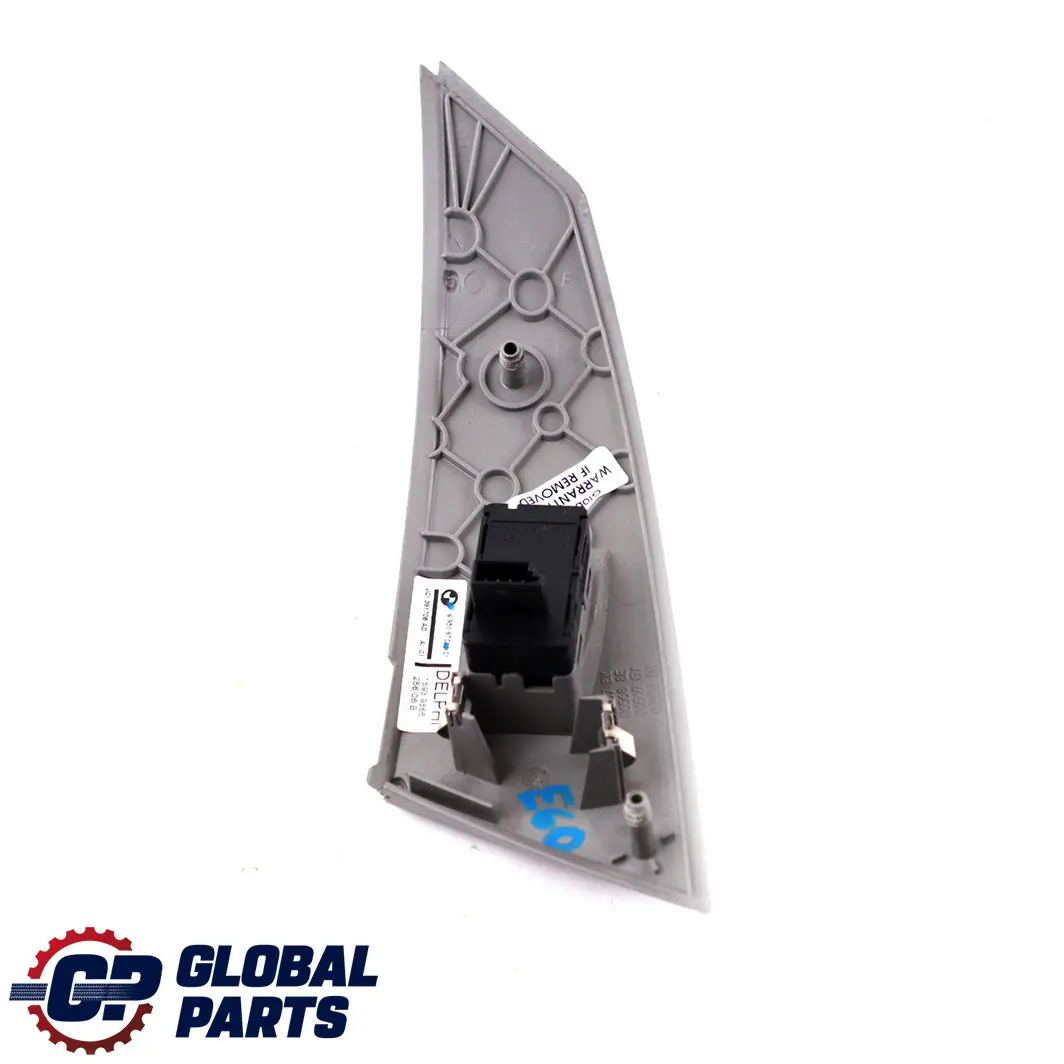 BMW 5 E60 E61 Switch Control Window Lifter Button Rear Left N/S Trim Grey - SKU 6951970 - Part number 6951970