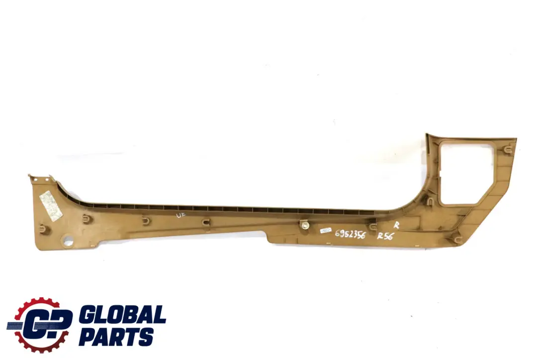 Mini Cooper One R56 Lateral entry trim panel bottom front right O/S Beige - SKU 6952356 - Part number 6952356
