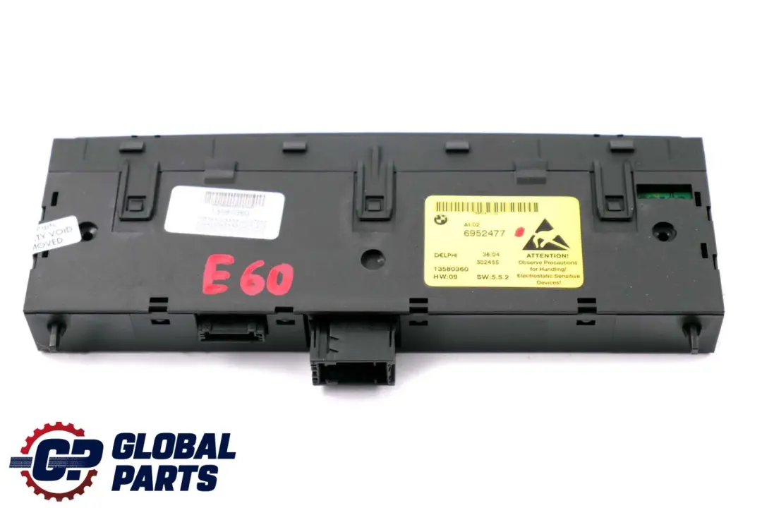 Centre de Commutation Console Centrale Appareil Commande Dtc pour BMW 5 E60 E61 à propos du numéro de pièce 6979396 BMW 5 E60 E61 Centre de Commutation Console Centrale Appareil Commande Dtc - SKU 6952477 - Numéro de pièce 6979396