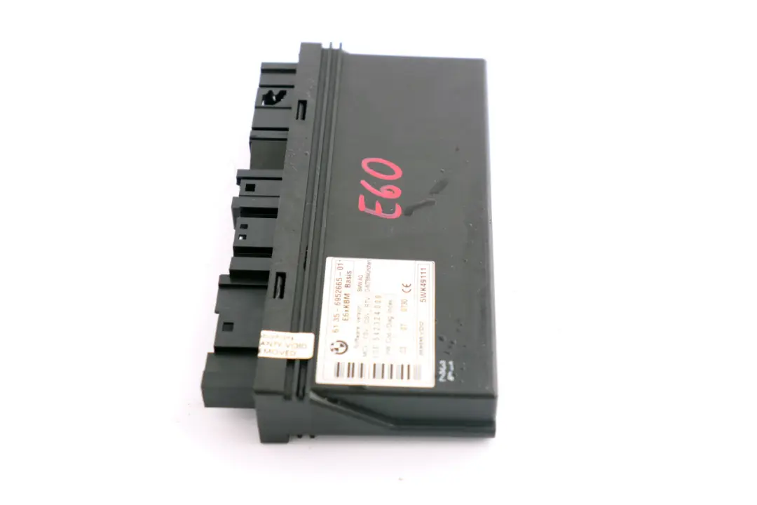 Body Control Module ECU Control Unit to BMW 5 6 Series E60 E63 E64 with Part number 9176069 BMW 5 6 Series E60 E63 E64 Body Control Module ECU Control Unit - SKU 6952665 - Part number 9176069