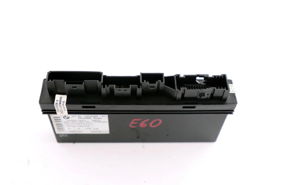 Body Control Module ECU Control Unit to BMW 5 6 Series E60 E63 E64 with Part number 9176069 BMW 5 6 Series E60 E63 E64 Body Control Module ECU Control Unit - SKU 6952665 - Part number 9176069