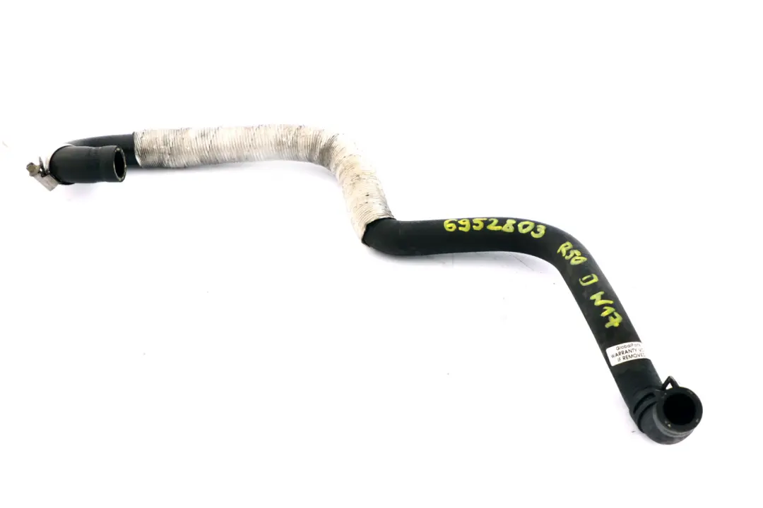 W17 Diesel Ligne Tuyau Radiateur D'écoulement Chauffage pour Mini One D R50 à propos du numéro de pièce 6952803 Mini One D R50 W17 Diesel Ligne Tuyau Radiateur D'écoulement Chauffage - SKU 6952803 - Numéro de pièce 6952803