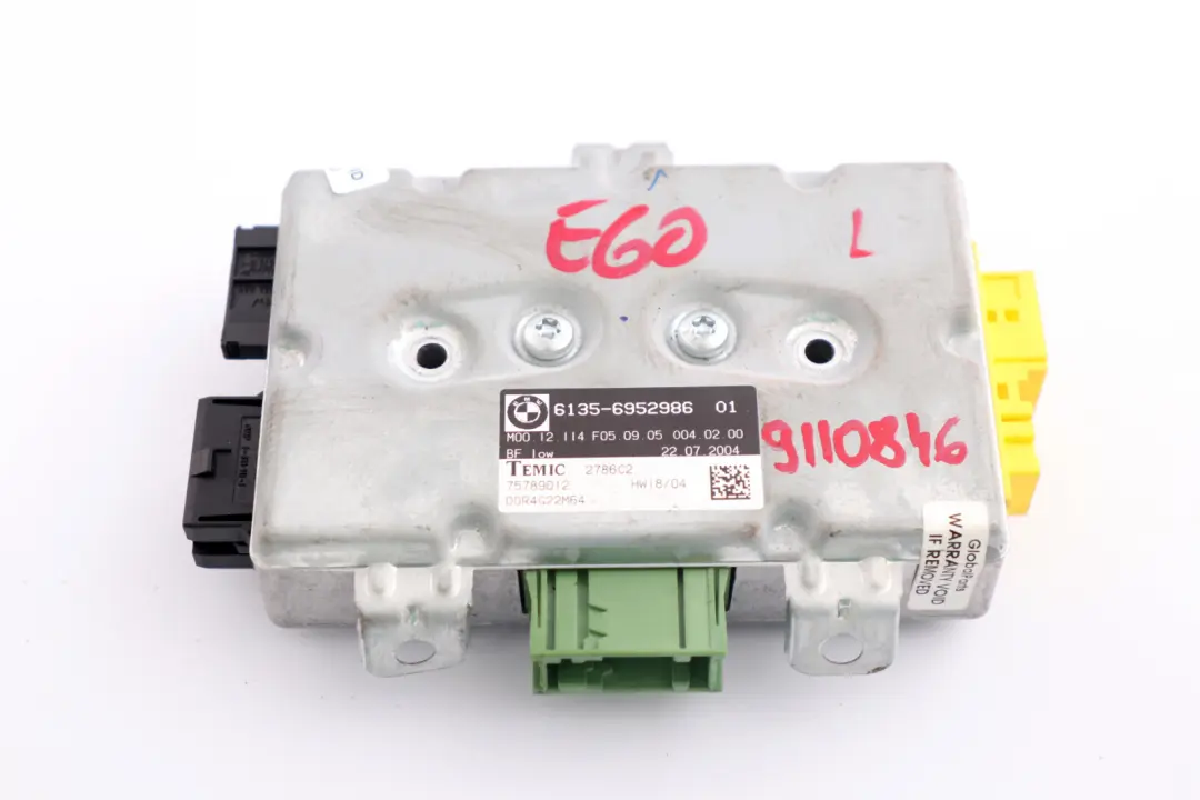 Module de Commande Beifahrerseitent?r Module pour BMW 5 6 E60 E61 E63 à propos du numéro de pièce 6976154 BMW 5 6 E60 E61 E63 Module de Commande Beifahrerseitent?r Module - SKU 6952986 - Numéro de pièce 6976154