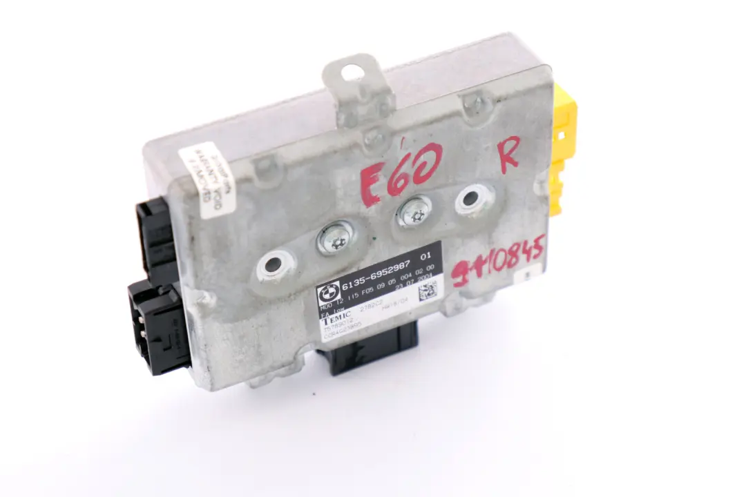 Driver Side Door Airbag Control Unit Module to BMW 5 6 Series E60 E61 E63 with Part number 9110845 BMW 5 6 Series E60 E61 E63 Driver Side Door Airbag Control Unit Module - SKU 6952987 - Part number 9110845