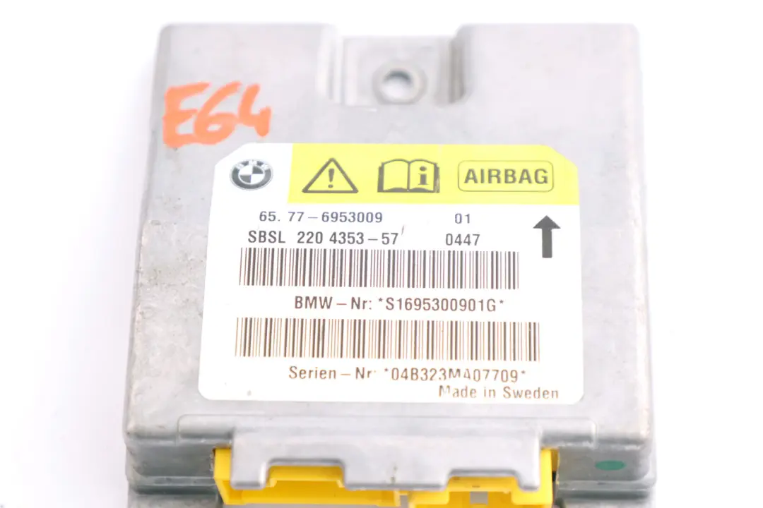 B-Säule Luftmodul Sensor Links für BMW Z4 E64 E89 mit Teilenummer 6942101 BMW Z4 E64 E89 B-Säule Luftmodul Sensor Links - SKU 6954157 - Teilenummer 6942101