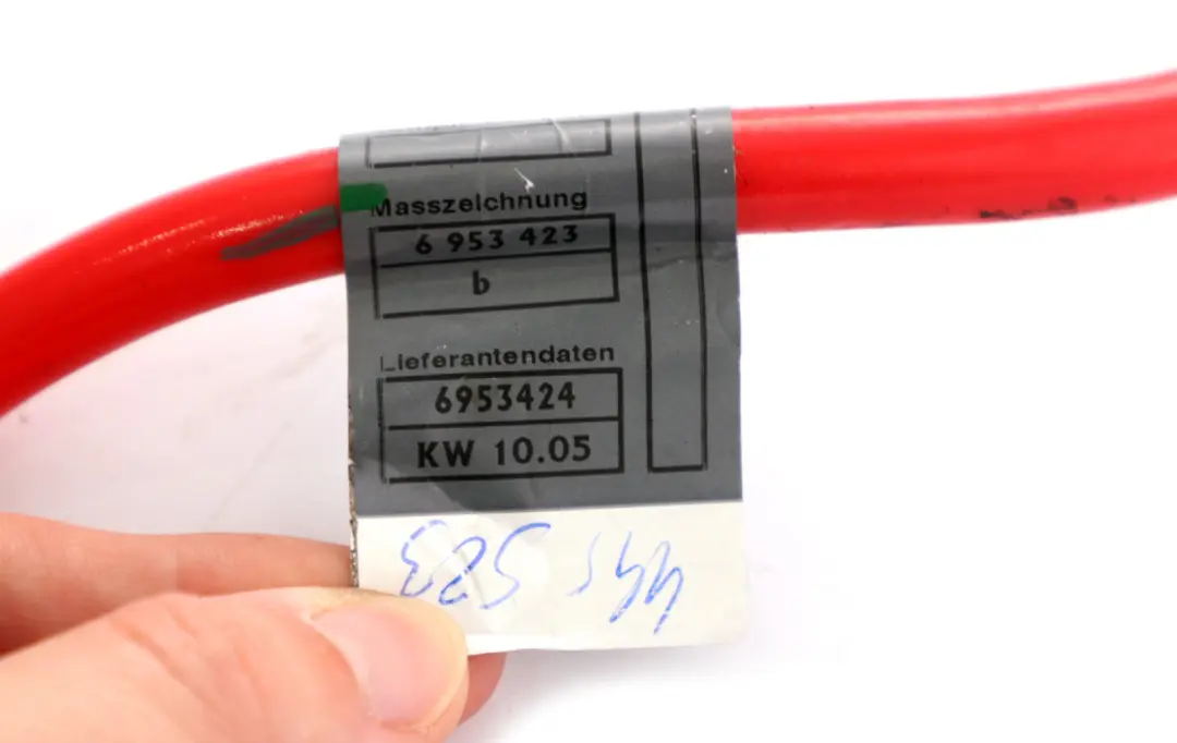 Positive Battery Cable Plus Pole Lead to BMW Z4 Series E85 E86 with Part number 6953424 BMW Z4 Series E85 E86 Positive Battery Cable Plus Pole Lead - SKU 6953424 - Part number 6953424