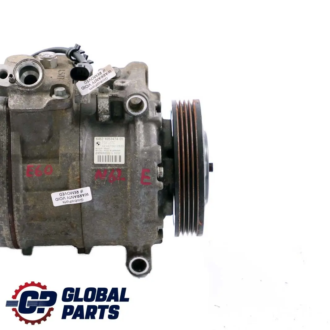 BMW 5 6 Series E60 E61 E63 E64 N62 Air Conditioning Compressor Pump - SKU 6953474 - Part number 6953474