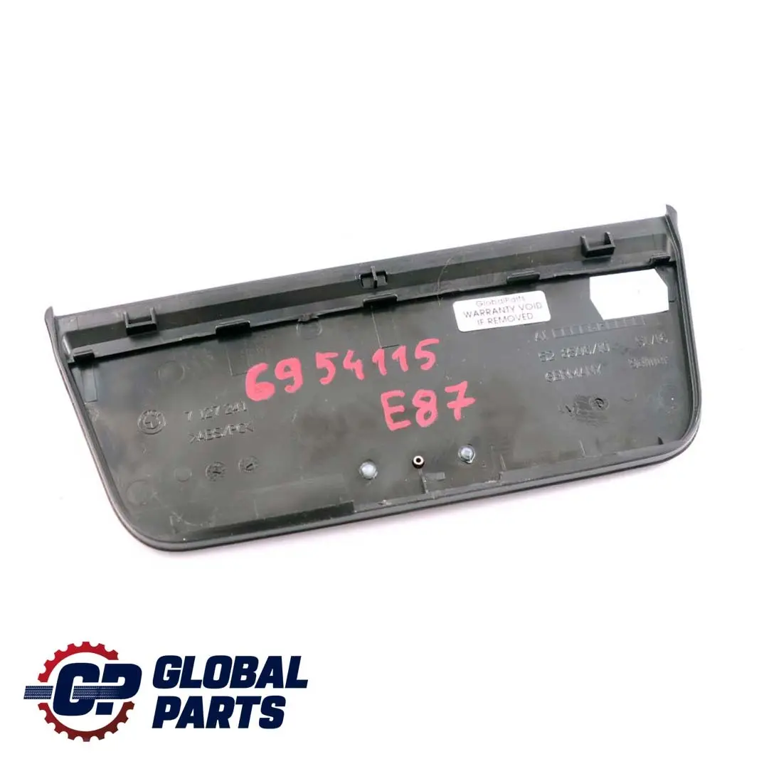 BMW 1 Series E87 Ashtray Ash Cover Trim Tray Decor Front Gomera Black 7127241 - SKU 6954115 - Part number 6954115