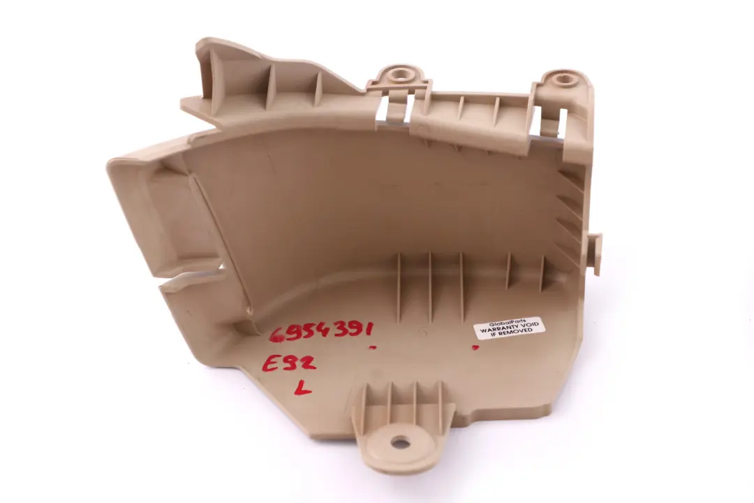 Cubre Cinturon Trasero Izquierdo Cubre Cinturon Trasero Beige para BMW E92 E92N LCI con número de pieza 6954391 BMW E92 E92N LCI Cubre Cinturon Trasero Izquierdo Cubre Cinturon Trasero Beige - SKU 6954391 - Número de pieza 6954391