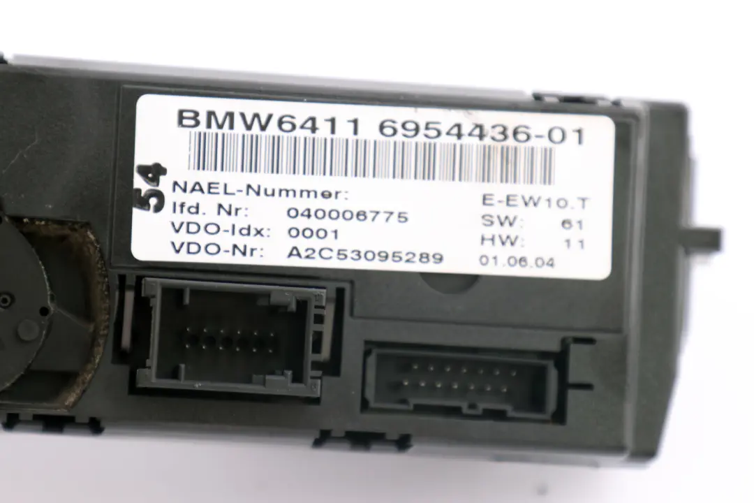 BMW 1 3 Series E87 E90 E91 Automatic Air Conditioning Control Switch - SKU 6954436 - Part number 6956709
