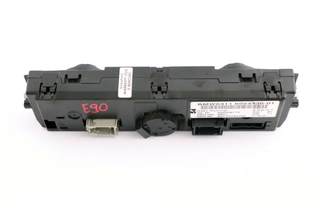 Reihe E87 E90 E91 Bedienteil Klimaautomatik 6411 für BMW 1 3 mit Teilenummer 6956709 BMW 1 3 Reihe E87 E90 E91 Bedienteil Klimaautomatik 6411 - SKU 6954436 - Teilenummer 6956709