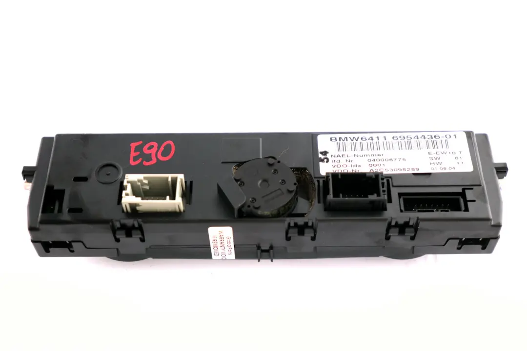 Conditioning Control Switch to BMW 1 3 Series E87 E90 E91 Automatic Air with Part number 6956709 BMW 1 3 Series E87 E90 E91 Automatic Air Conditioning Control Switch - SKU 6954436 - Part number 6956709