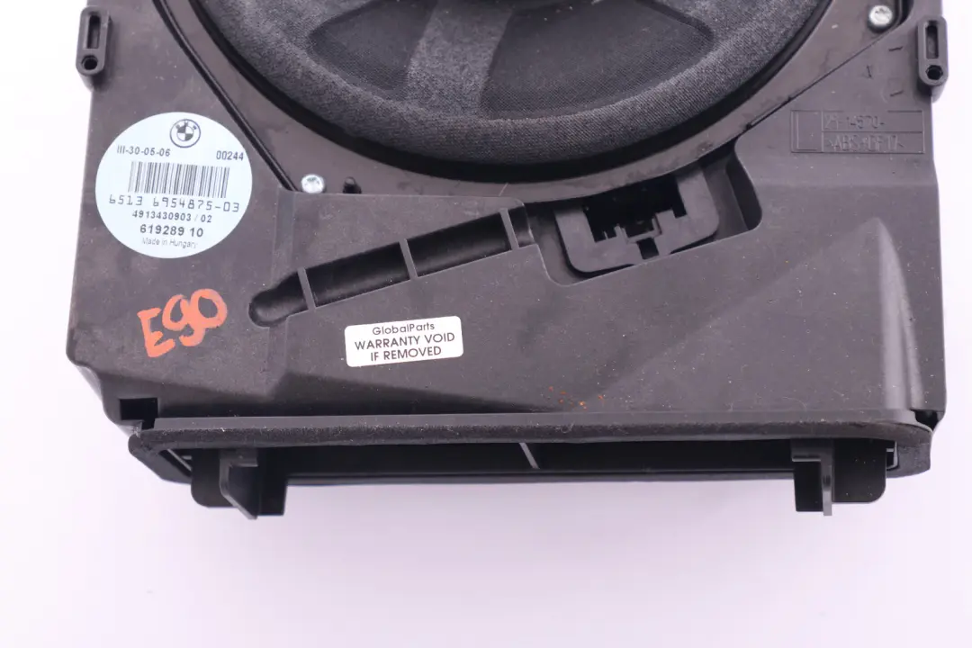 BMW E81 E82 E87 E88 E90 E91 E92 E93 Zentralbass links HIFI SYSTEM - SKU 6954875 - Teilenummer 6954875