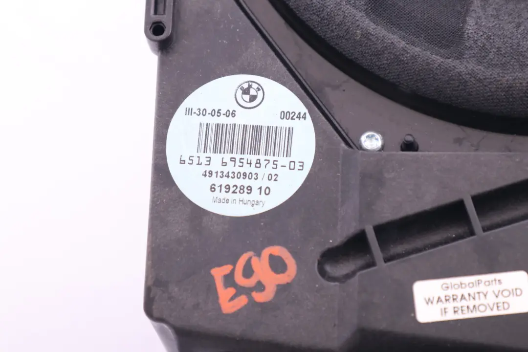 BMW E81 E82 E87 E88 E90 E92 E93 Głośnik Niskotonowy Lewy - SKU 6954875 - Numer Części 6954875