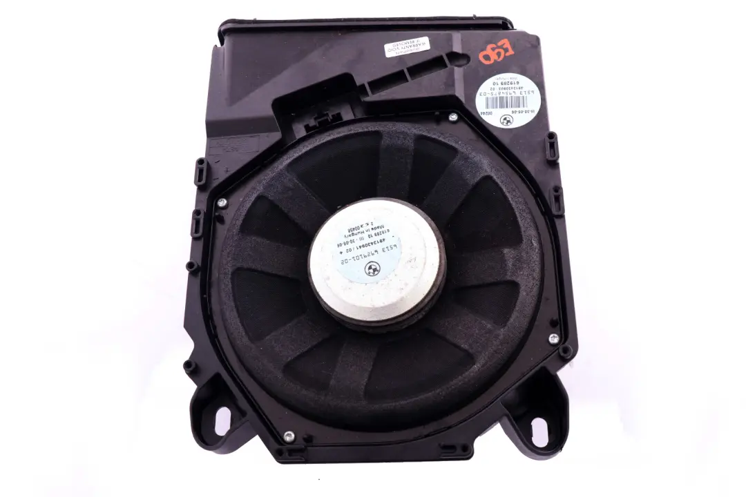 BMW E81 E82 E87 E88 E90 E91 E92 E93 Zentralbass links HIFI SYSTEM - SKU 6954875 - Teilenummer 6954875