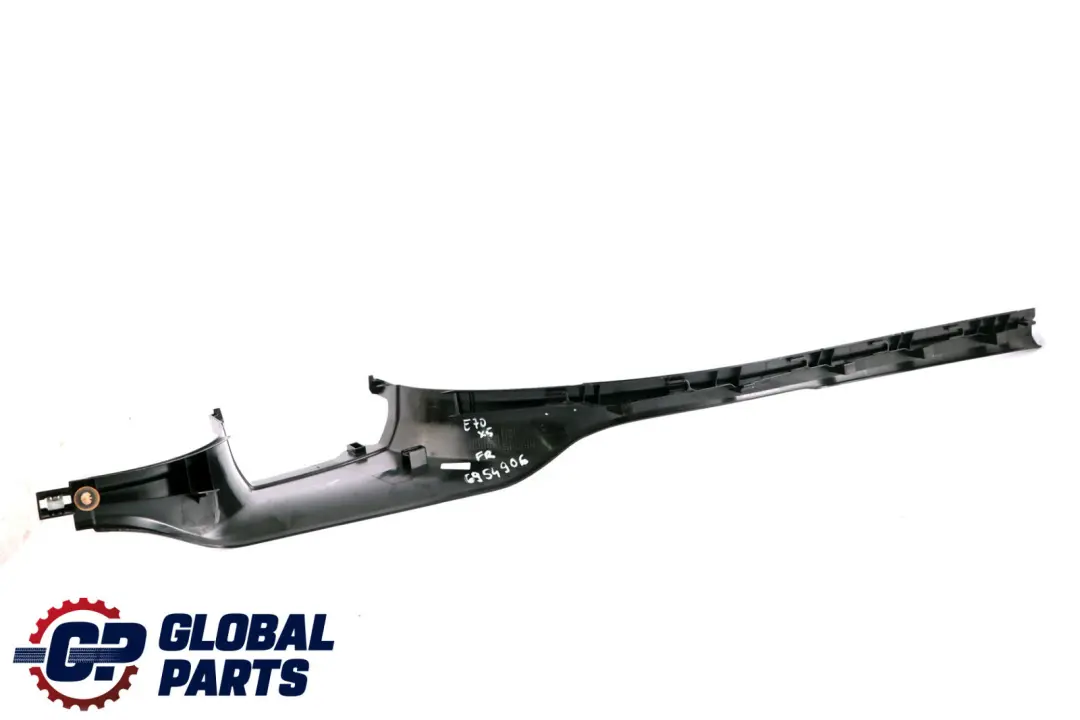 Trim Cover Strip Entrance Front Right O/S Inner Sill to BMW X5 Series E70 with Part number 6954906 BMW X5 Series E70 Trim Cover Strip Entrance Front Right O/S Inner Sill - SKU 6954906 - Part number 6954906