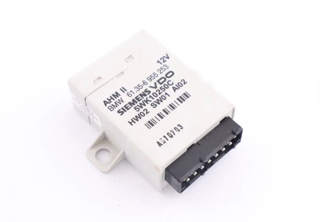 Towing Hitch Trailer Hook Module Control Unit to BMW X3 X5 E46 E53 E83 with Part number 6955253 BMW X3 X5 E46 E53 E83 Towing Hitch Trailer Hook Module Control Unit - SKU 6955253 - Part number 6955253