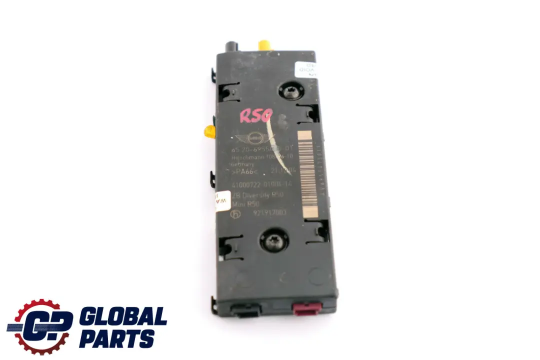 Antena Amplificador Diversity Modulo para Mini Cooper R50 R52 con número de pieza 6955475 Mini Cooper R50 R52 Antena Amplificador Diversity Modulo - SKU 6955475 - Número de pieza 6955475