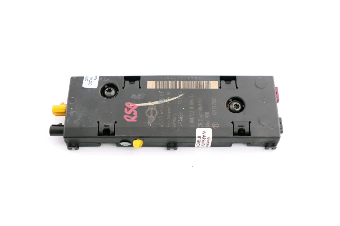 Antena Amplificador Diversity Modulo para Mini Cooper R50 R52 con número de pieza 6955475 Mini Cooper R50 R52 Antena Amplificador Diversity Modulo - SKU 6955475 - Número de pieza 6955475
