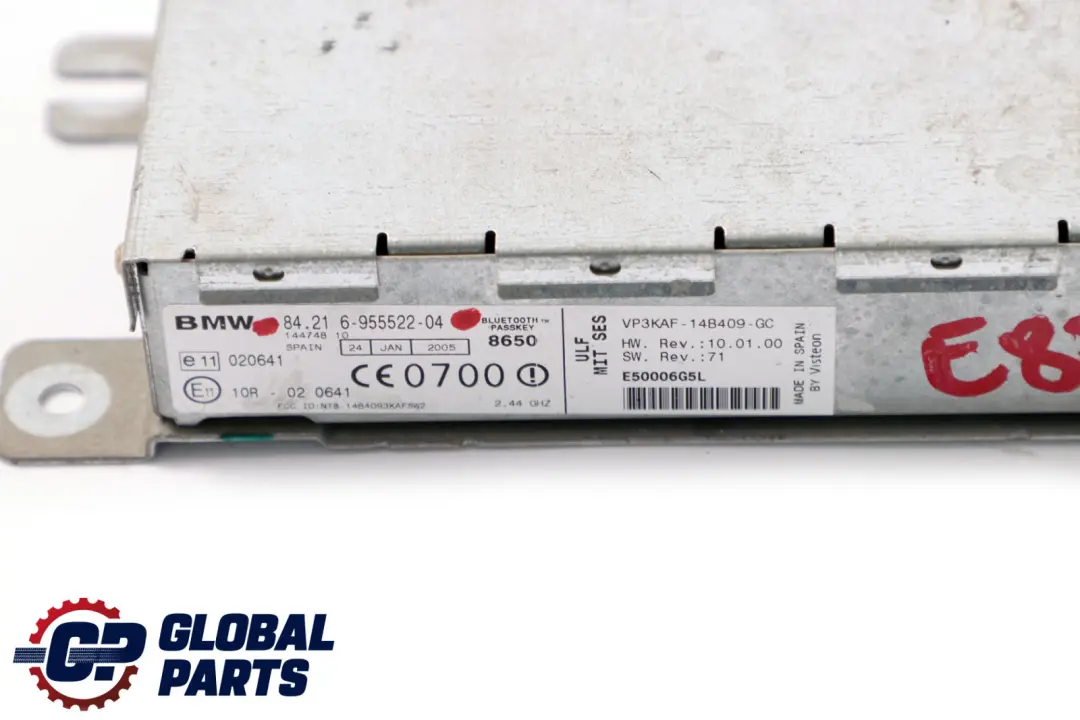 Manos libres Electronica Modulo De carga MULF para BMW X5 E39 E53 con número de pieza 6955522 BMW X5 E39 E53 Manos libres Electronica Modulo De carga MULF - SKU 6955522 - Número de pieza 6955522