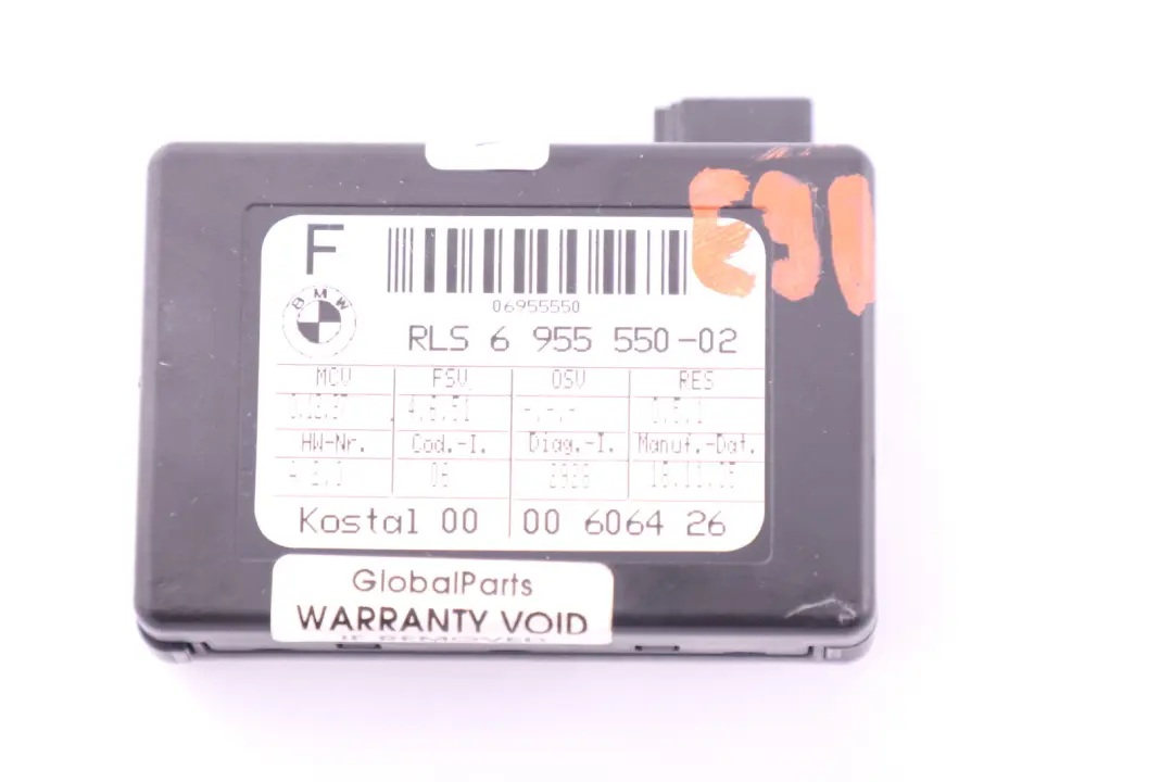 Capteur De Pluie pour BMW E81 E87 E90 E91 Mini Cooper R56 à propos du numéro de pièce 6955550 BMW E81 E87 E90 E91 Mini Cooper R56 Capteur De Pluie - SKU 6955550 - Numéro de pièce 6955550