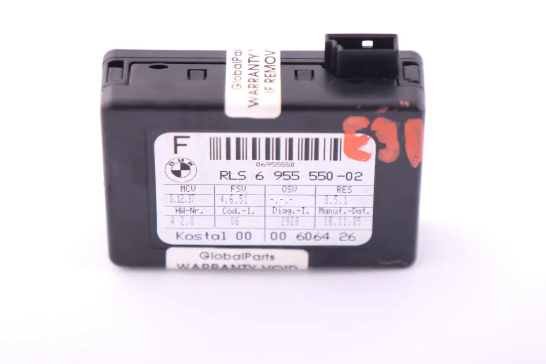 Sensor De Lluvia para BMW E81 E87 E90 E91 Mini Cooper R56 con número de pieza 6955550 BMW E81 E87 E90 E91 Mini Cooper R56 Sensor De Lluvia - SKU 6955550 - Número de pieza 6955550