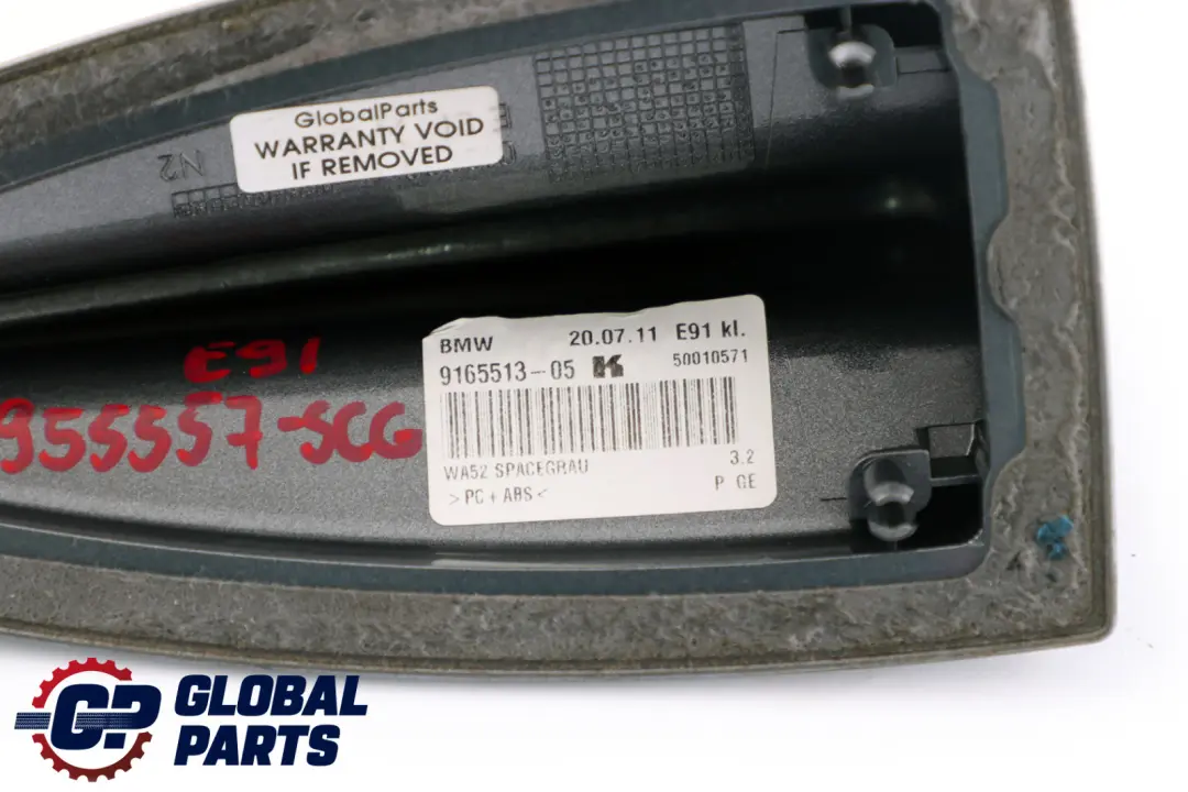 BMW 3 Series E91 E91N LCI Shark Roof Antenna Aerial Housing Spacegrau Grey - SKU 6955557-SCG - Part number 6955557