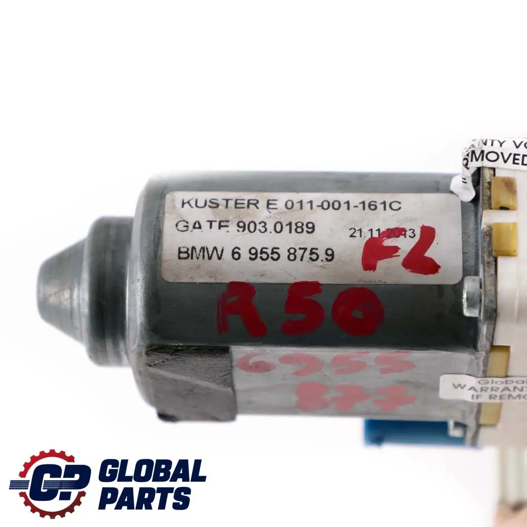 Mini Cooper One R50 R52 R53 Fenster Hebermotor Vorne Links Blau - SKU 6955875 - Teilenummer 6955875