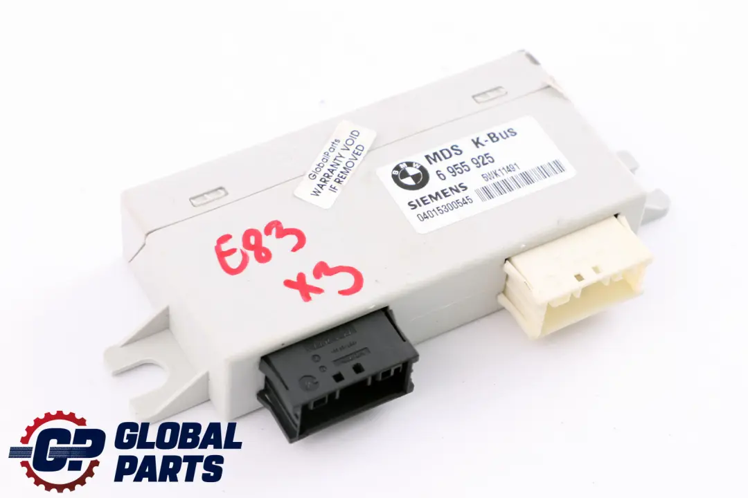 Unité De Commande Toit Ouvrant Coulissant Panorama pour BMW X5 E53 X3 E83 à propos du numéro de pièce 6955925 BMW X5 E53 X3 E83 Unité De Commande Toit Ouvrant Coulissant Panorama - SKU 6955925 - Numéro de pièce 6955925