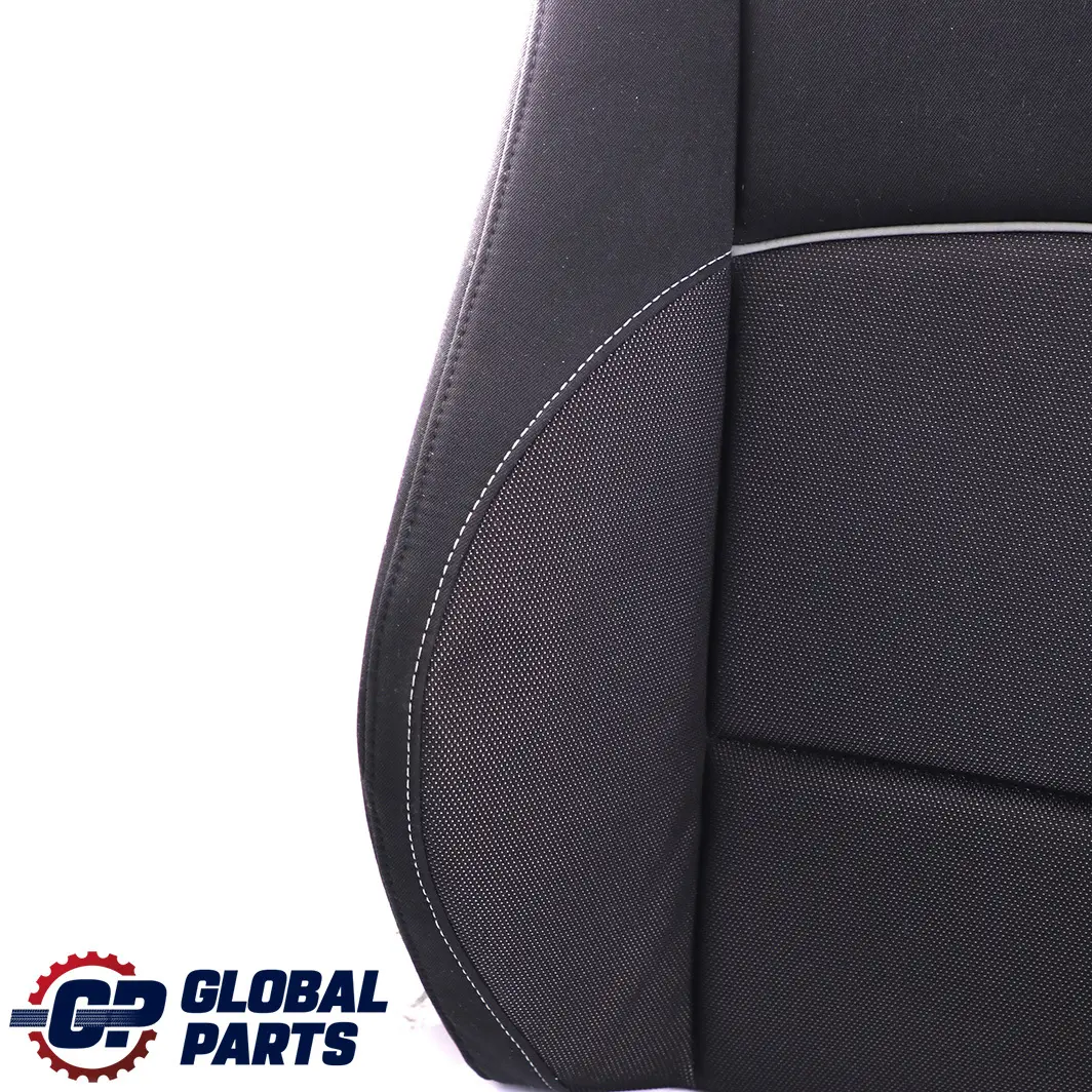 BMW 1 E87 LCI Sportsitz Vordersitz Links Lehne Bezug Stoff Network Anthrazit - SKU 6955939-2 - Teilenummer 6955939