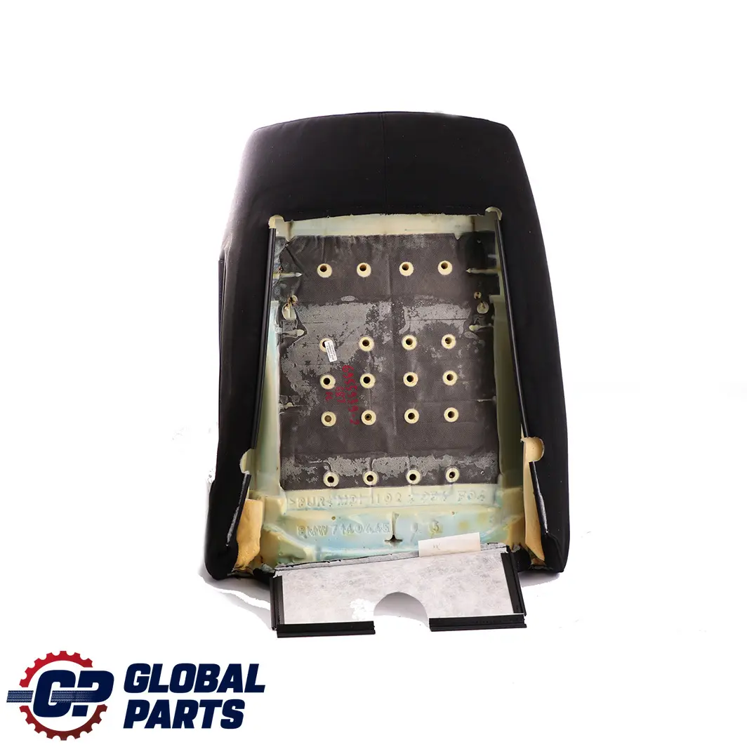 BMW 1 E87 LCI Sportsitz Vordersitz Links Lehne Bezug Stoff Network Anthrazit - SKU 6955939-2 - Teilenummer 6955939