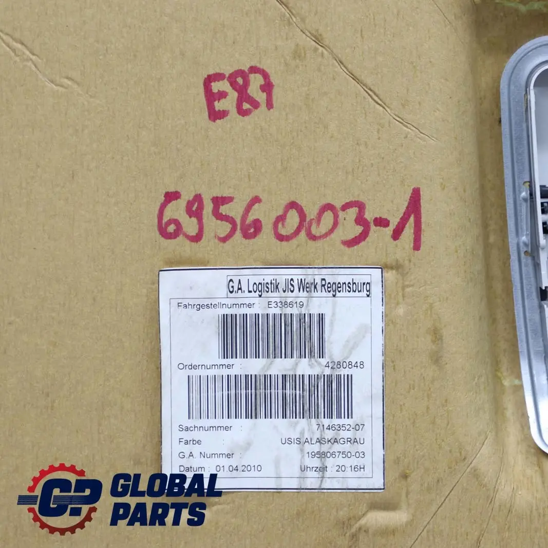 Podsufitka alaskagrau szara 7146352 do BMW E87 o numerze 6956003 BMW E87 Podsufitka alaskagrau szara 7146352 - SKU 6956003-1 - Numer Części 6956003