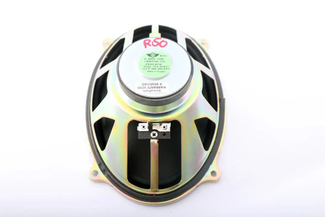 BMW Mini Cooper One R50 R53 Lautsprecher hinten 6513 - SKU 6956166 - Teilenummer 9143270