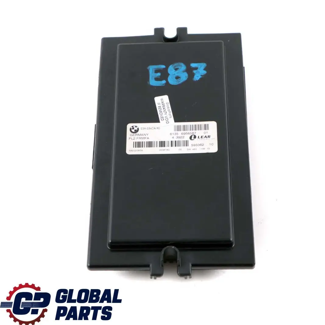 Fußraum Lichtsteuermodul Lear FRMFA PL2 für BMW 1 er E87 Xenon mit Teilenummer 6956587 BMW 1 er E87 Xenon Fußraum Lichtsteuermodul Lear FRMFA PL2 - SKU 6956587 - Teilenummer 6956587