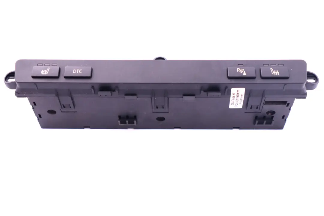 E63N LCI Console Centrale Interrupteur Centre DTC PDC pour BMW E63 à propos du numéro de pièce 9169123 BMW E63 E63N LCI Console Centrale Interrupteur Centre DTC PDC - SKU 6956672 - Numéro de pièce 9169123