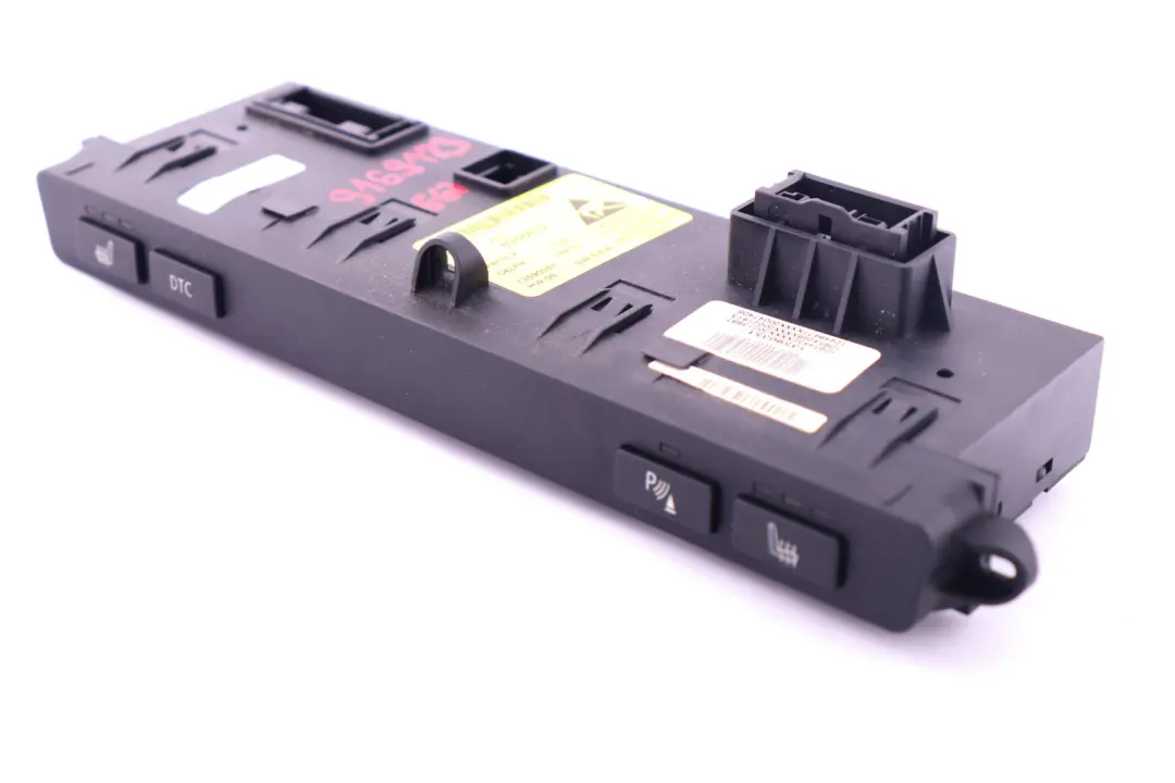 E63N LCI Console Centrale Interrupteur Centre DTC PDC pour BMW E63 à propos du numéro de pièce 9169123 BMW E63 E63N LCI Console Centrale Interrupteur Centre DTC PDC - SKU 6956672 - Numéro de pièce 9169123