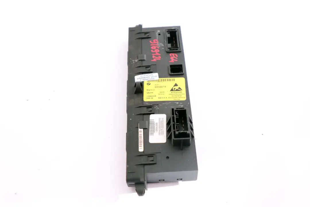BMW E64 Cabrio Convertible Centre Console Panel Switch Control Unit - SKU 6956674 - Part number 6956674