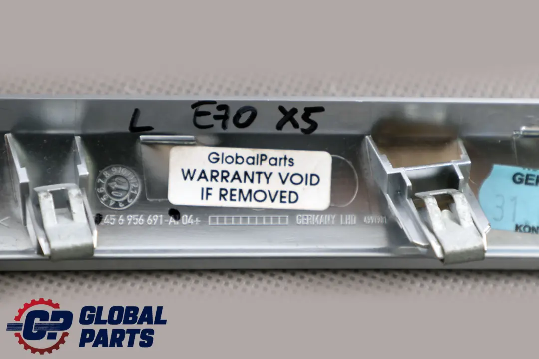 BMW X5 E70 X6 E71 Dekorleiste Zierleiste Vorne Links Perlglanz Chrom - SKU 6956691 - Teilenummer 6956691