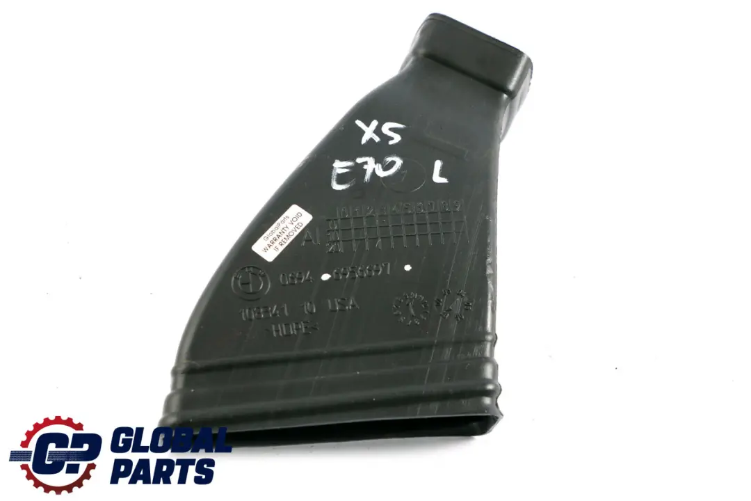 Adattatore Condotto Dell'Aria Fondo-Spazio SX per BMW X5 E70 con numero di parte 6956697 BMW X5 E70 Adattatore Condotto Dell'Aria Fondo-Spazio SX - SKU 6956697 - Numero di parte 6956697